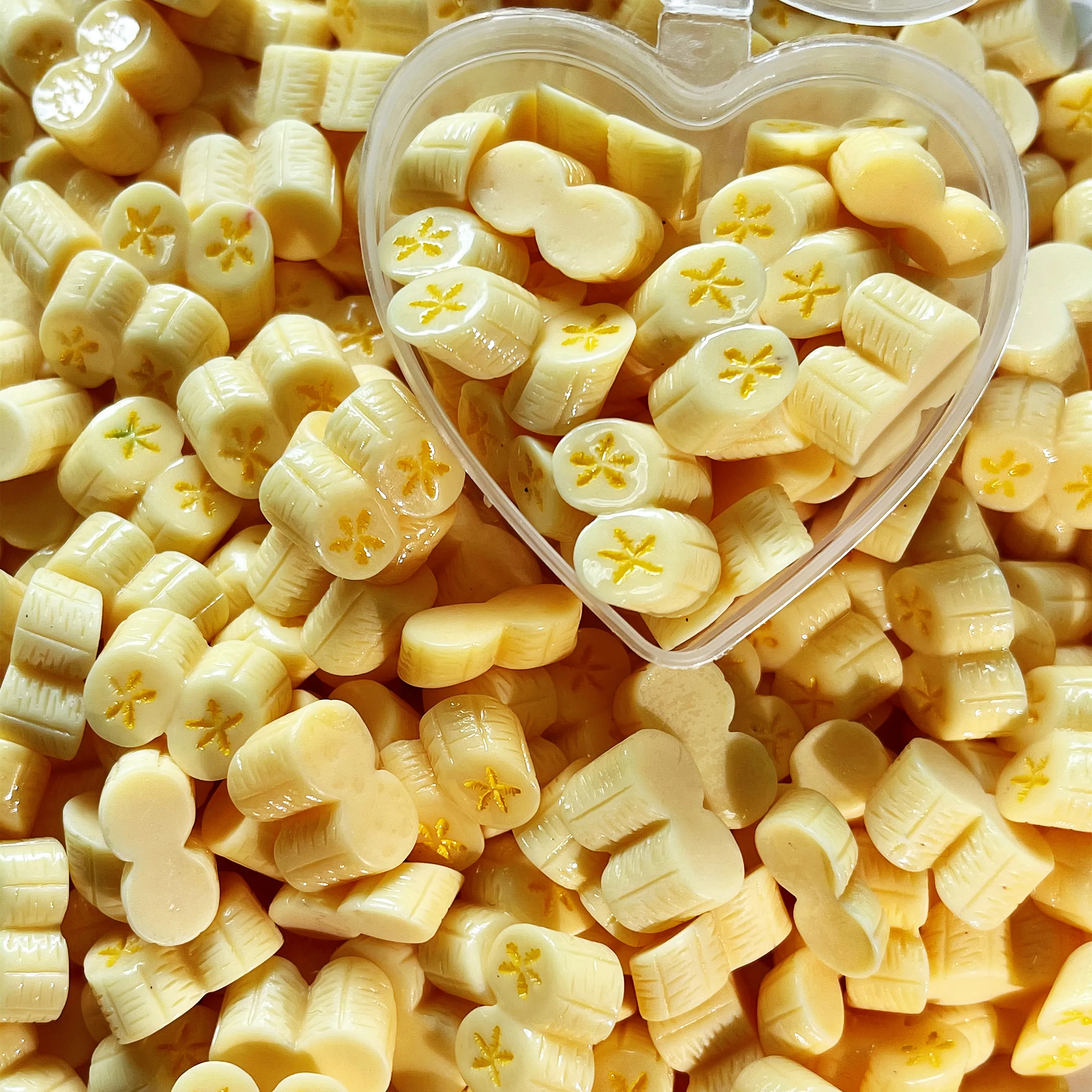 100 шт./лот большой размер смола банан модель украшения детали Мини имитация