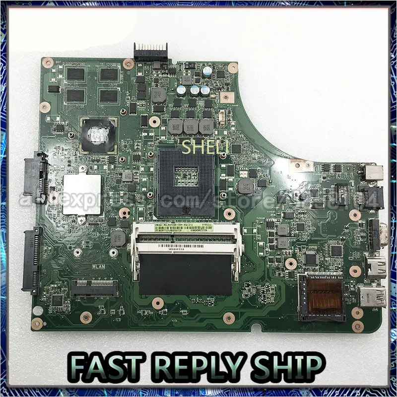 Материнская плата SHELI для ASUS K53SD материнская K53E K53S ноутбука REV 5 1 рабочая модель