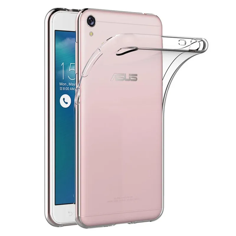 Мягкий чехол из ТПУ для ASUS Zenfone Live ZB501KL ультратонкий прозрачный силиконовый