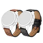 Ремешок кожаный для смарт-часов Samsung Galaxy Watch 4 Classic, Воздухопроницаемый браслет для Galaxy watch 4 40 мм 44 мм, 46 мм