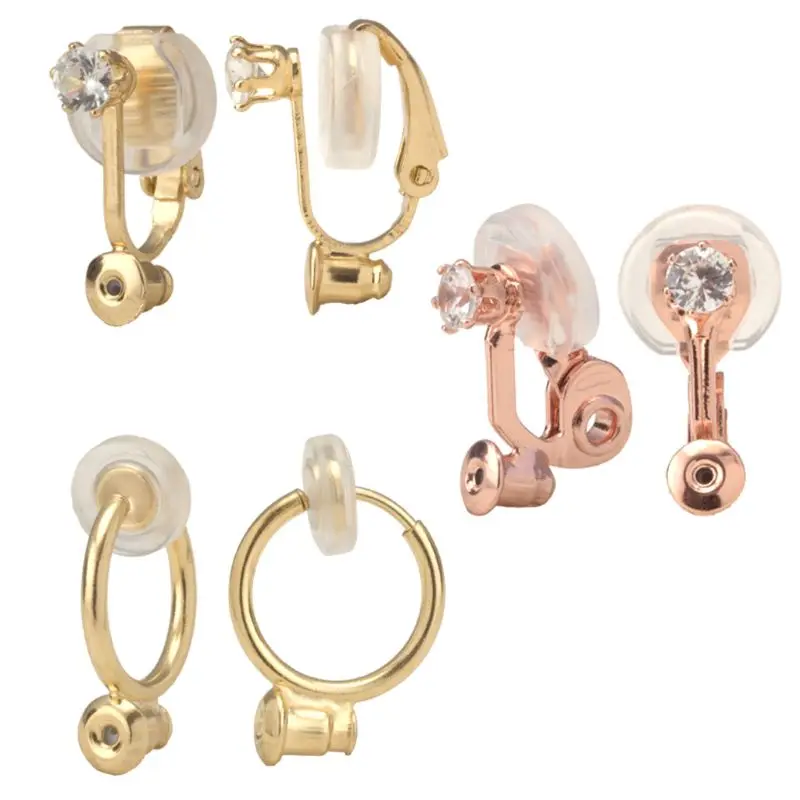 100 шт Серьга колодки Поддержка стабилизатор силиконовые комфорт серьги подушки