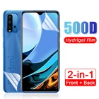 2 шт. полное покрытие для Xiaomi Redmi Note 9A 7A 8A Poco M4 M3 F2 X3 Pro, Защита экрана для Redmi 10T Lite 11i, Гидрогелевая пленка на заднюю панель