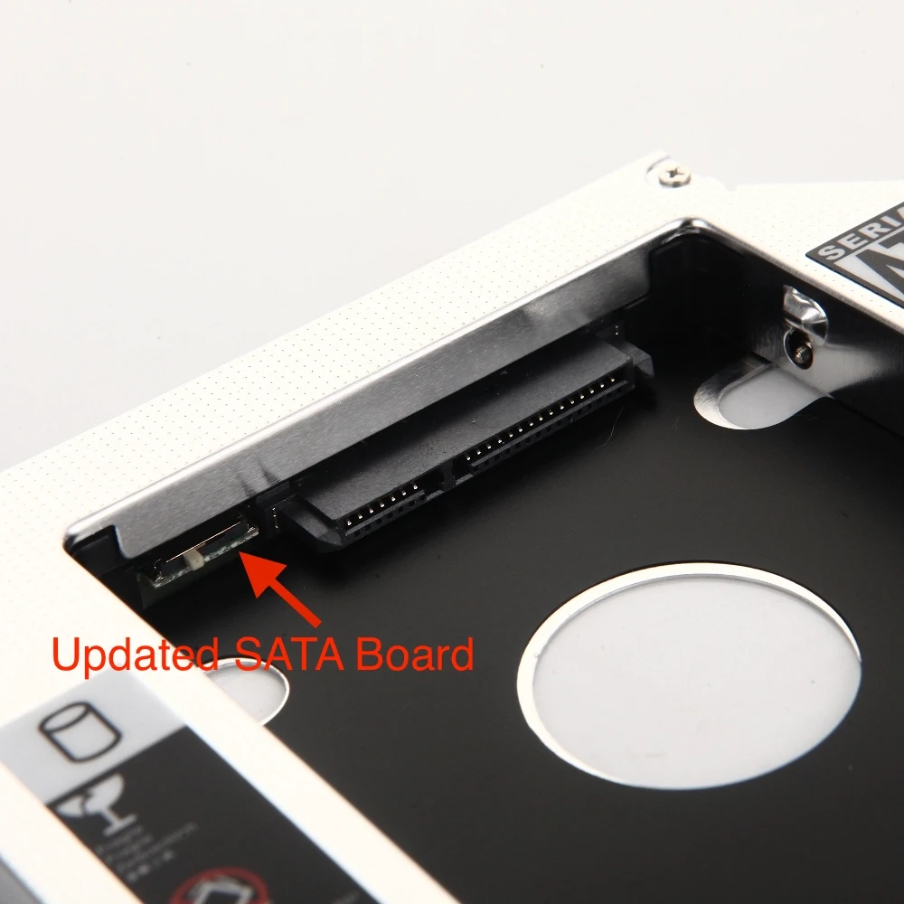 12 7 мм 2nd HDD SSD жесткий диск Оптический отсек Caddy Рамка адаптер для ASUS X451MA X551M X551MA UJ8E1