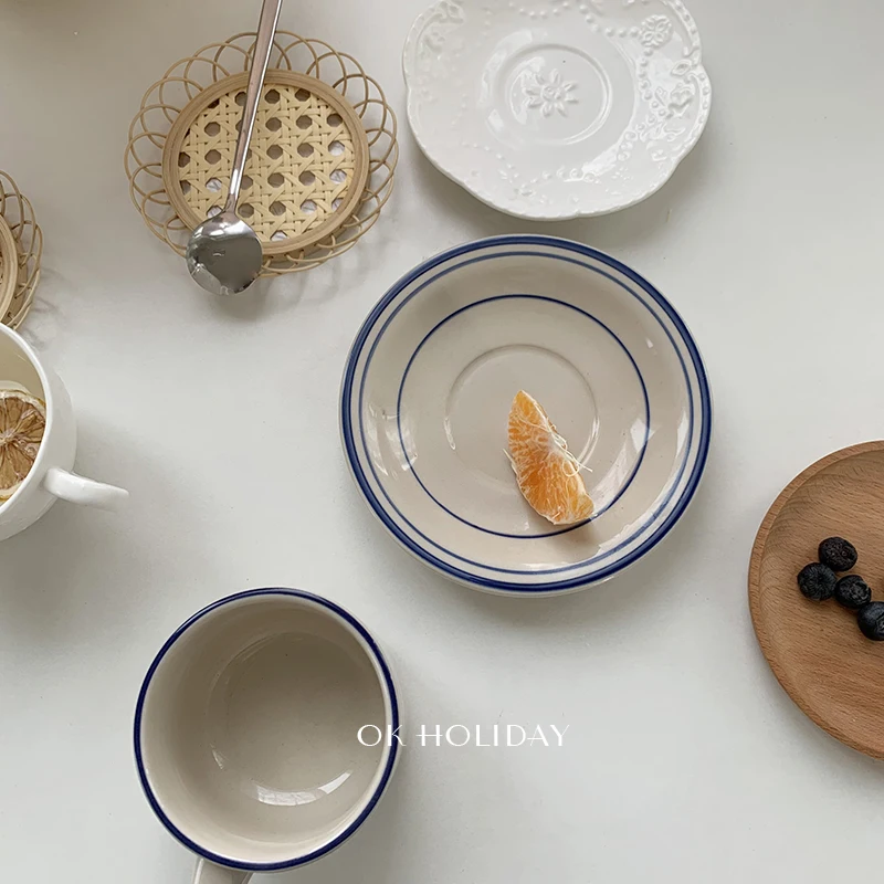 Керамический простой винтажный чайный набор креативный арабский кофейный