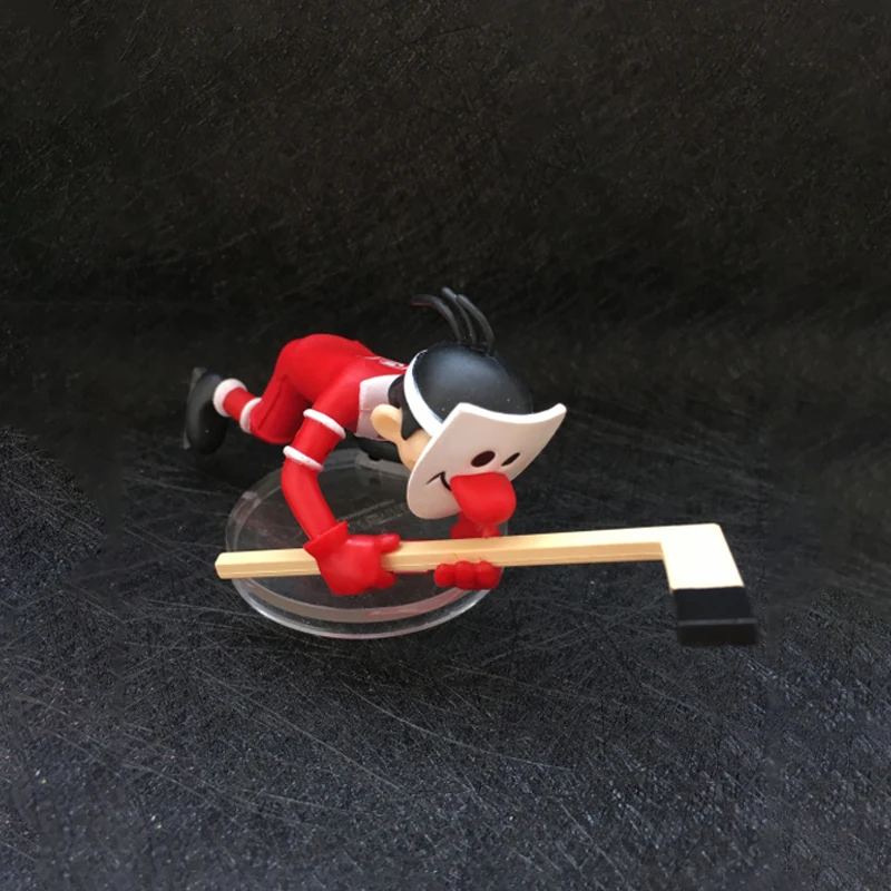 Хоккей Спортивная модель украшение стола 1 шт. плеер с палкой куртка красного