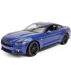 Модель автомобиля WELLY из сплава 1:24 2015 Ford Mustang, декоративная коллекция, игрушечные инструменты, подарок