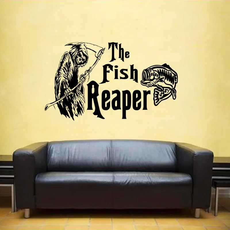 Наклейка для рыбалки Виниловая наклейка с крючком лодки коробки автомобиля | Дом