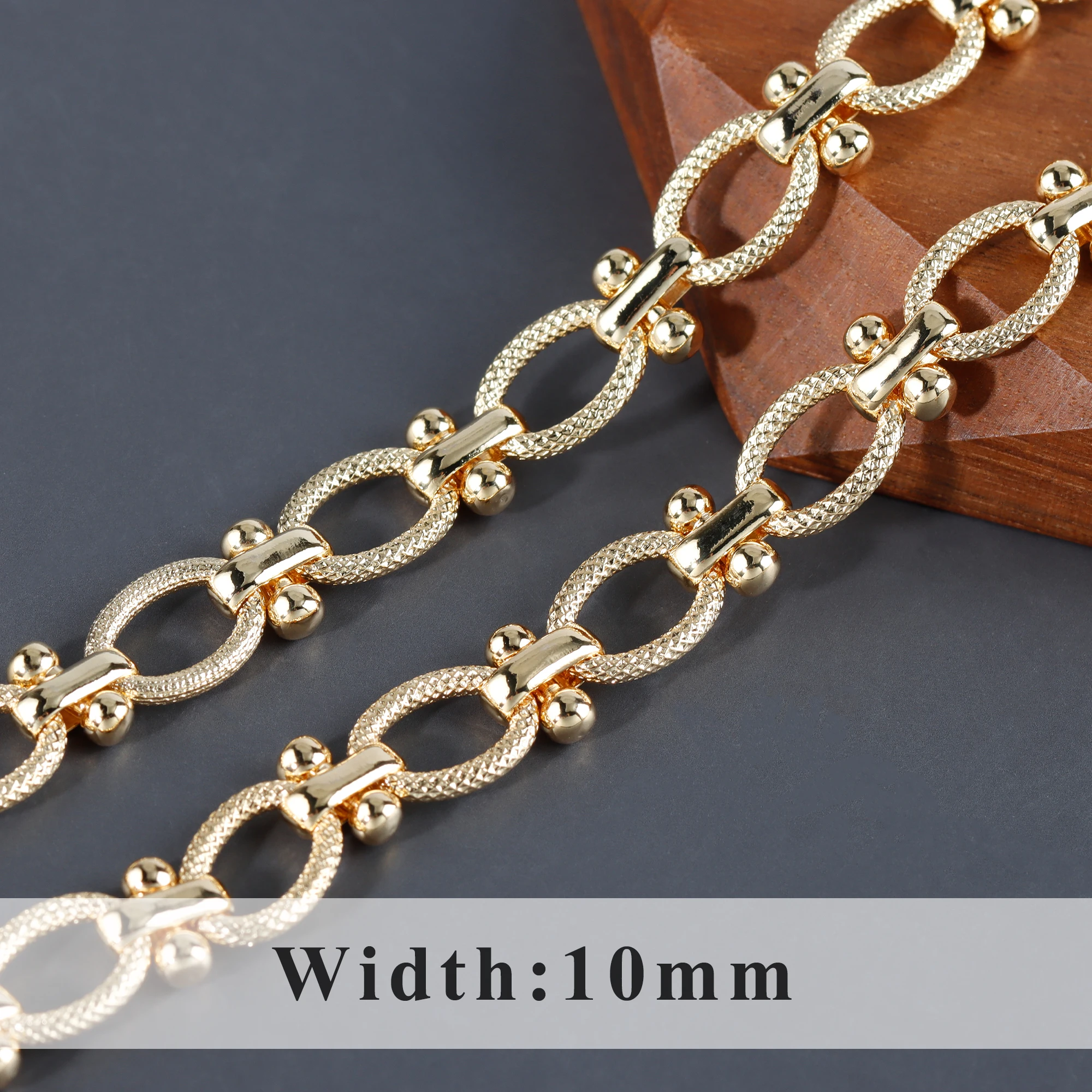 

GUFEATHER C207,diy chain,18k gold plated,0.3microns,copper metal,hand made chain,diy bracelet necklace,jewelry making,1m/lot