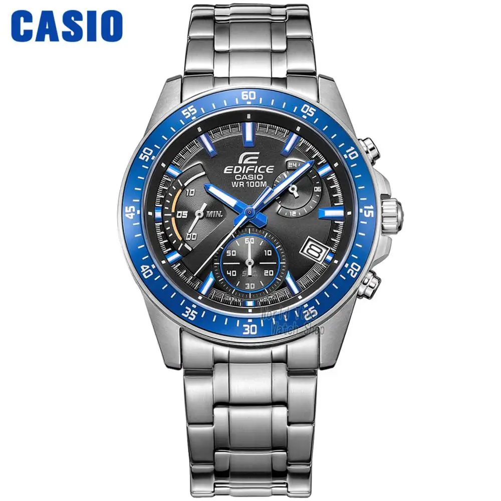 Часы Casio Edifice часы мужские Взрыв лучший бренд класса люкс комплект кварц 100м Водонепроницаемый Световой Хронограф мужские часы Спортивные военные часы дайвинг наручные часы relogio masculino reloj hombre erkek - Цвет: EFV540D1A2