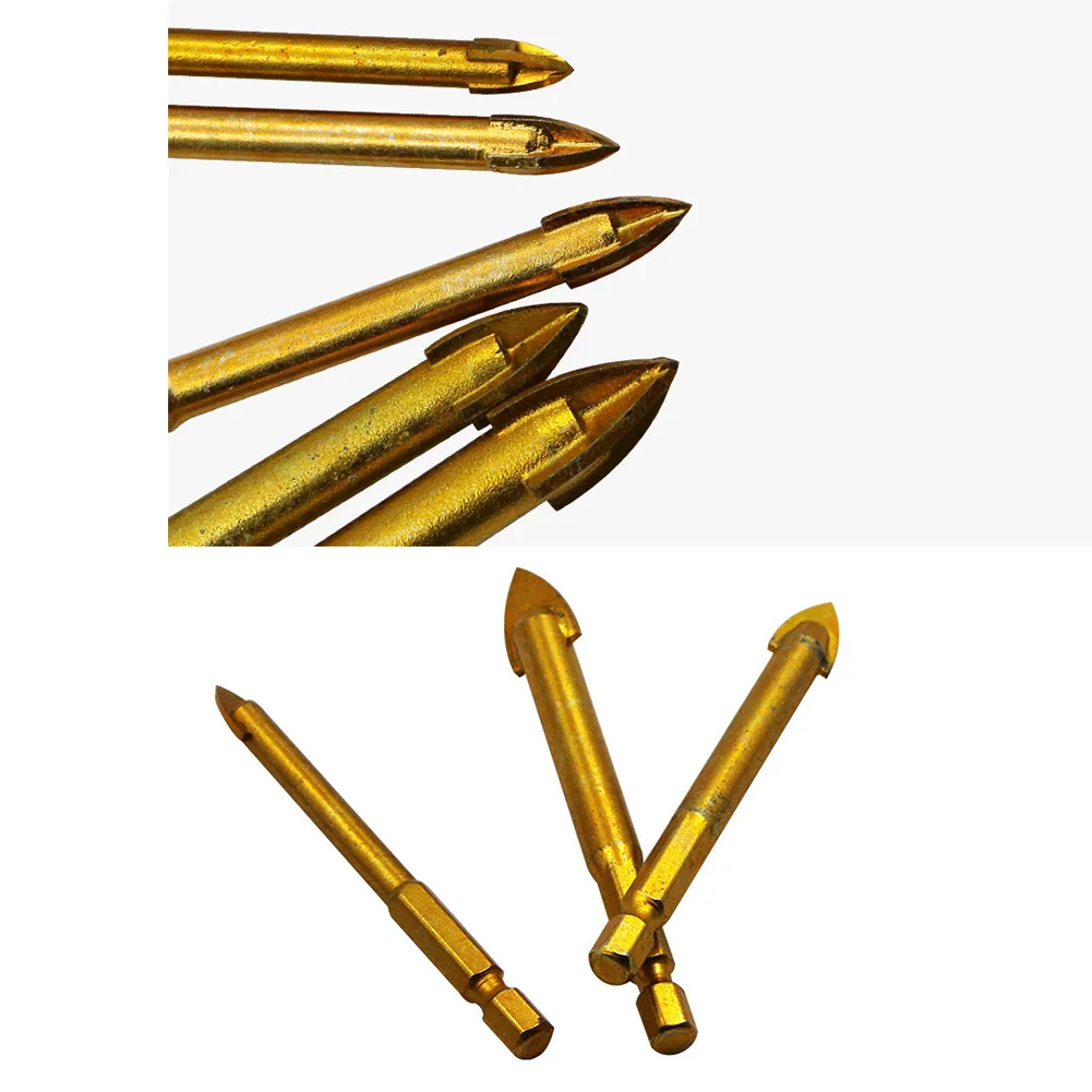 

Cross Spear Head Drill Bits 10PCS Gold 6mm Tungsten Carbide Marble China