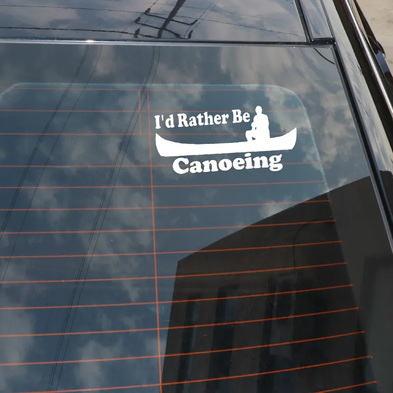 Интересно я бы предпочел быть на каноэ графическим декором для авто