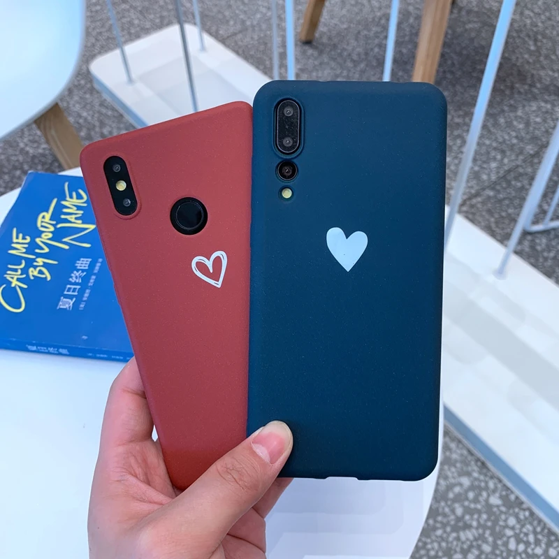 Для huawei P30 P9 P10 Plus P20 mate 10 20 Pro Nova 3 3i Honor 8 9 Note 10 Lite Love Heart Матовый Мягкий ТПУ силиконовый чехол