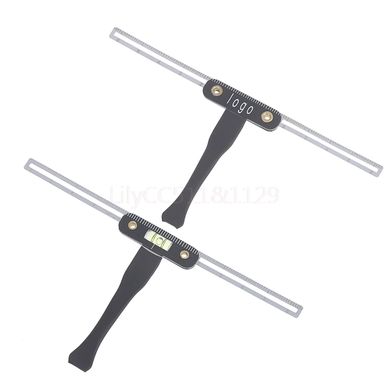 

1Pc Eyebrows Measuring Stencil Ruler DIY Three-point Balance Positioning Caliper
