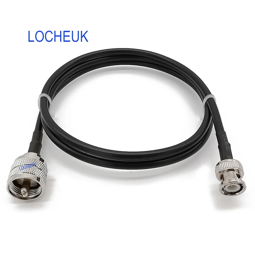 RF LMR195 Pigtail кабель с низкой потерей BNC штекер для УВЧ SO 239 коаксиальный антенный