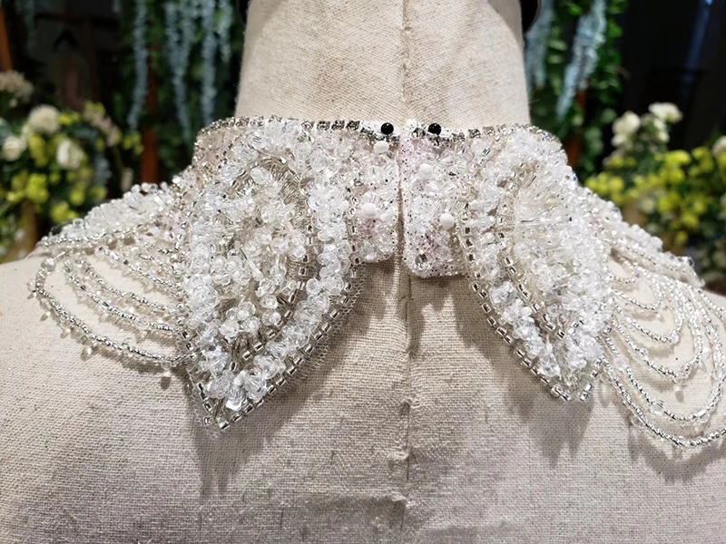 HTL988 vestido de noiva, свадебные платья принцессы, блестящее свадебное платье с открытыми плечами, воротником из бисера, цепочкой, королевским шлейфом, trajes de novia