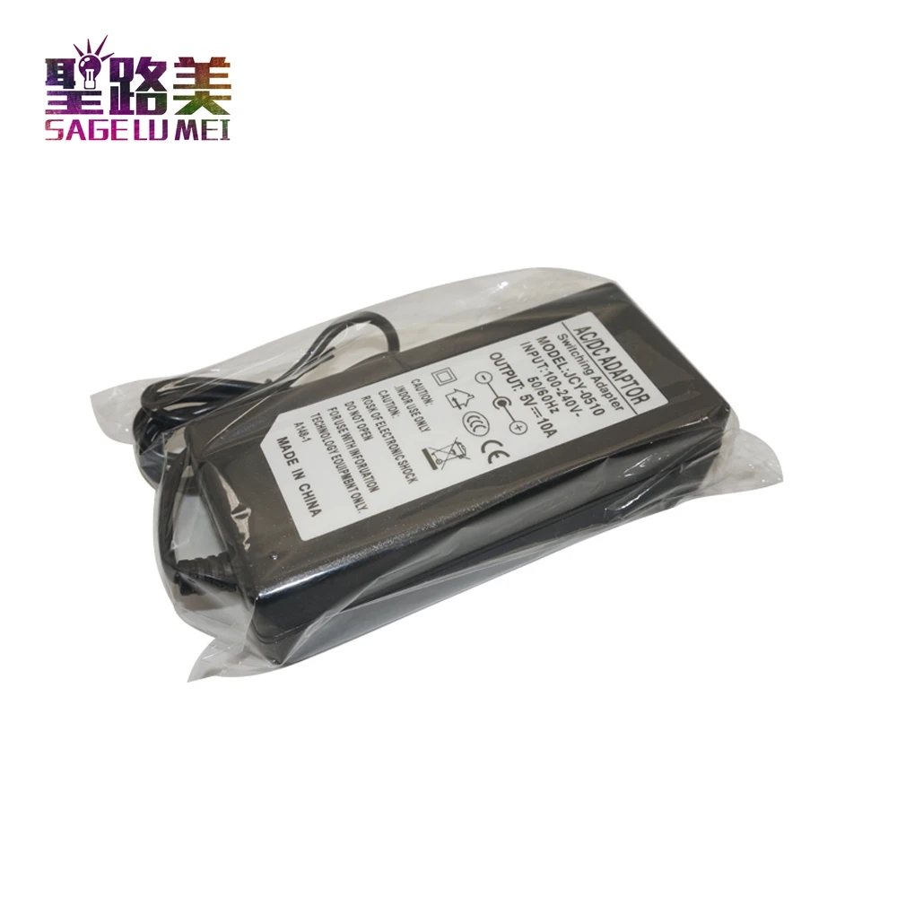Адаптер питания для светодиодных лент WS2812B LPD8806 WS2801 пластиковый трансформатор