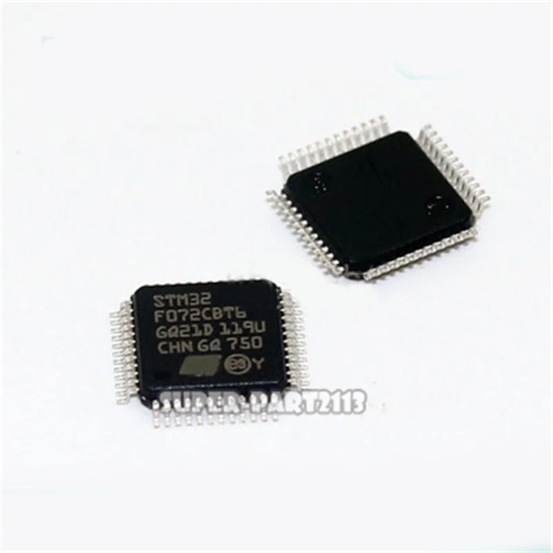 

Оригинальная фотовспышка STM32F072CBT6 STM32F072C8T6 QFP48, 10 шт.
