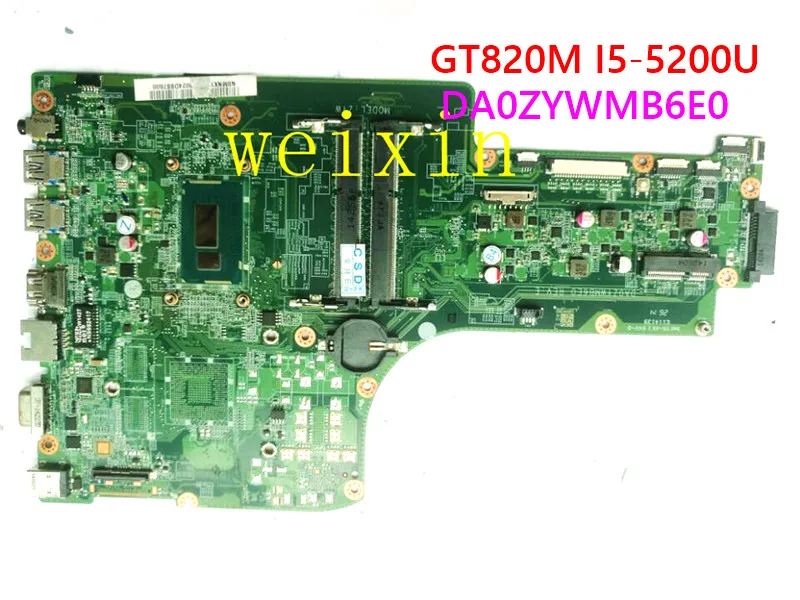 DA0ZYWMB6E0 материнская плата для ноутбука ACER Aspire E5 771 771G Core GT820M I5 5200U SR23Y DDR3 100% тесты
