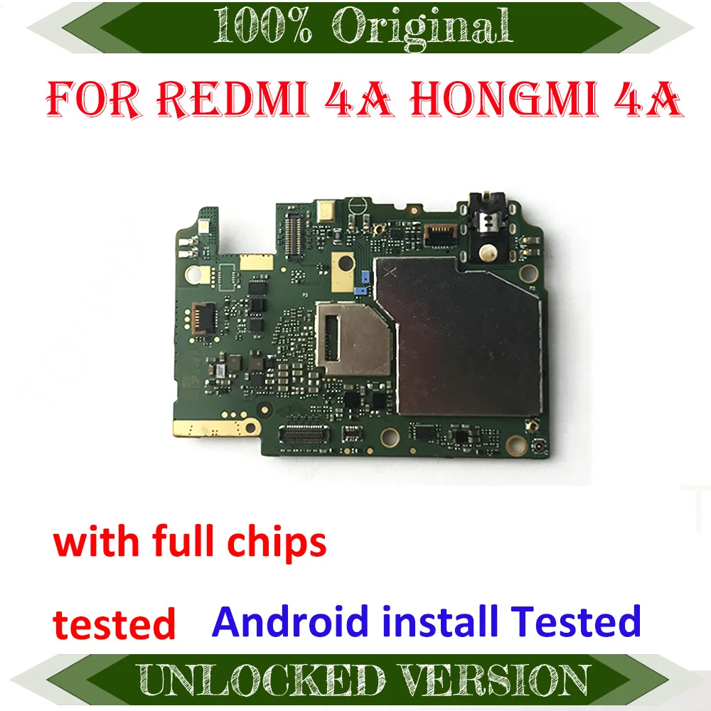 Материнская плата для Xiaomi Hongmi Redmi 4A материнская 16 ГБ за карты чипсет гибкий кабель
