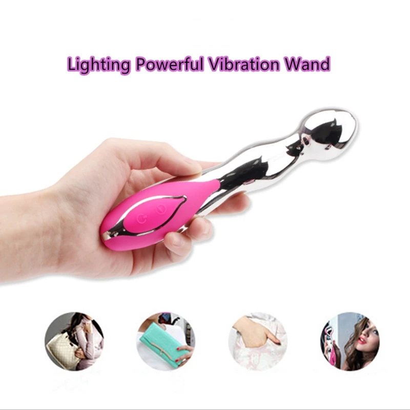 Волшебное светодиодное освещение вибрирующий Массаж точки G влагалище тугой