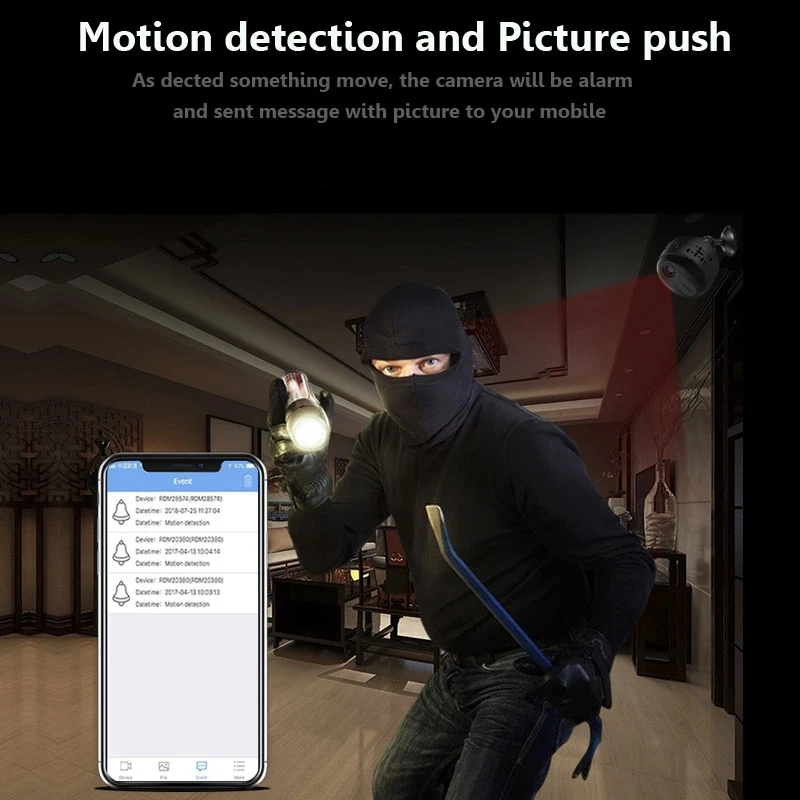 2 МП 1080P HD Wifi AP камера Умный дом Удаленный просмотр ночного видения портативная