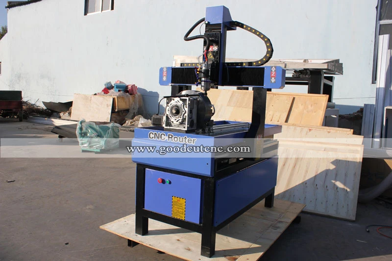 

6012 4 axis 3d engraving cnc router machine with rotary device for metal wood