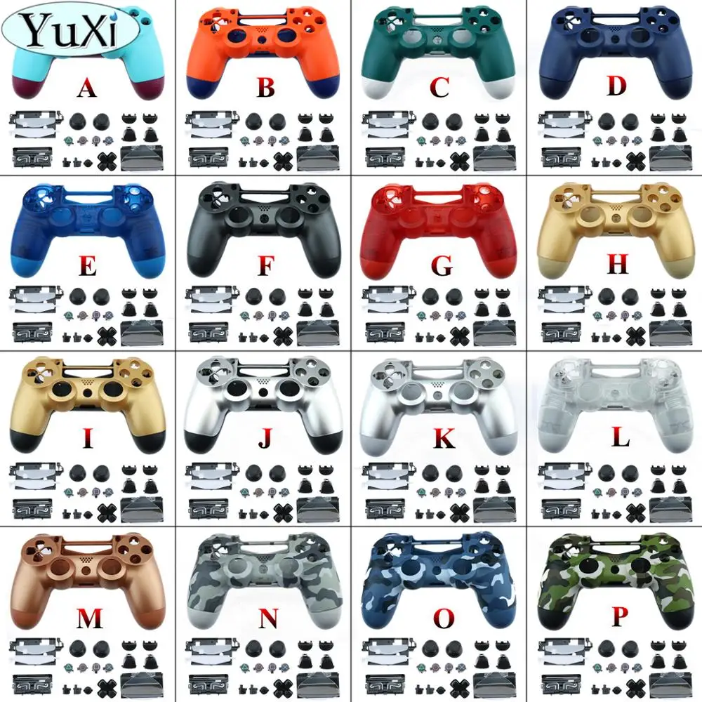 YuXi оболочка для ps4 pro тонкая Замена полная оболочка и кнопки мод комплект контроллер пользовательский чехол Корпус для playstation 4 pro