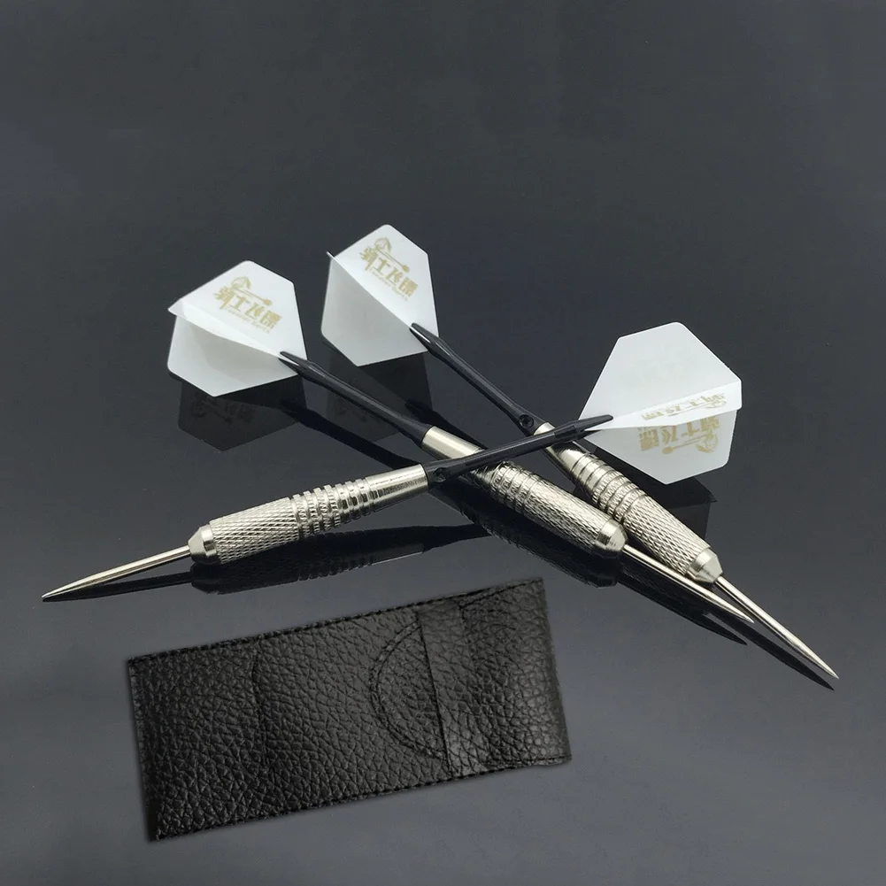 

3pcs 160mmTungsten Darts Set Steel Tip+Shaft+Flight+Case 6.2in 22g Standard Size DIY Indoor Dart Game