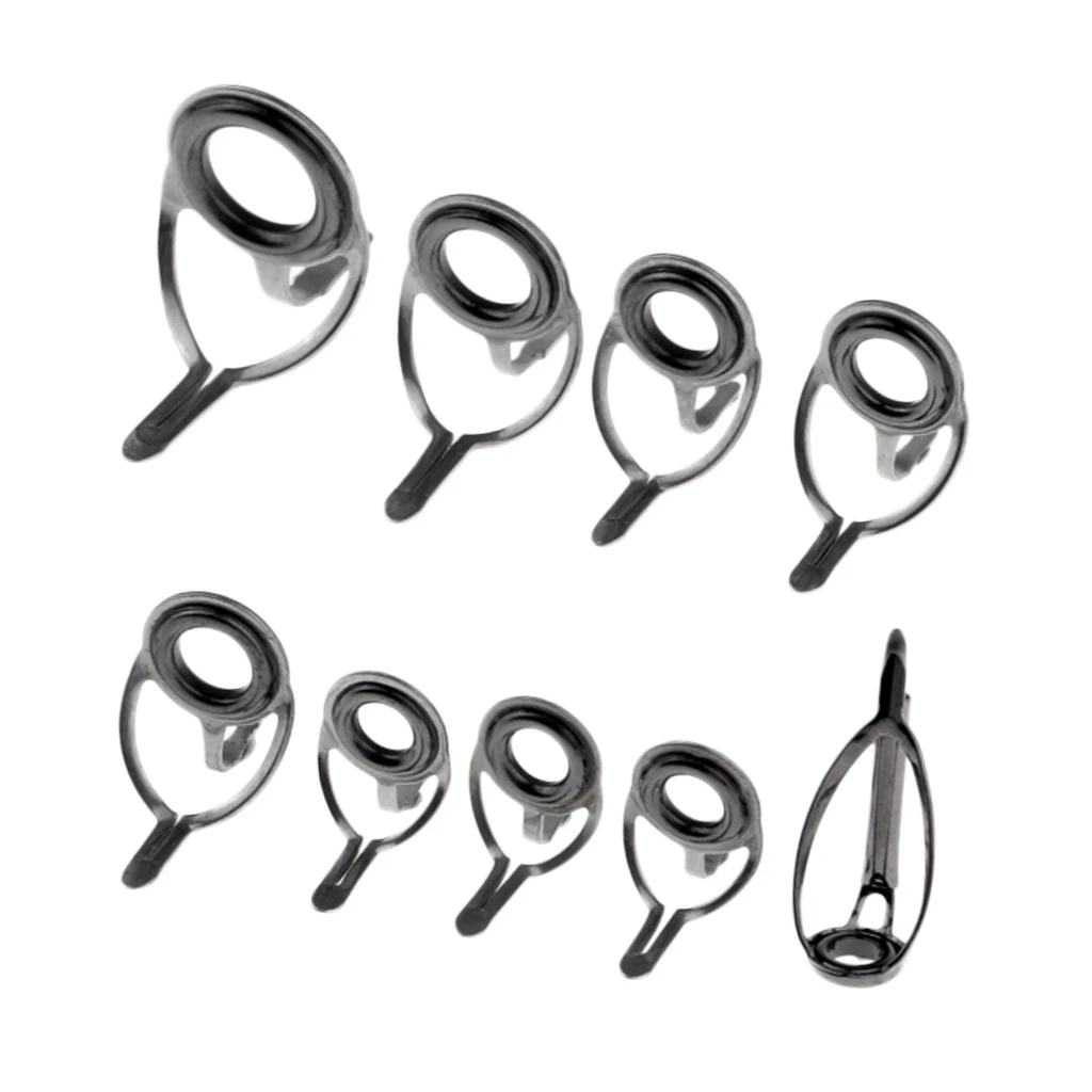 18 шт. удочка направляющее кольцо набор для спиннинга/карпа рыболовные