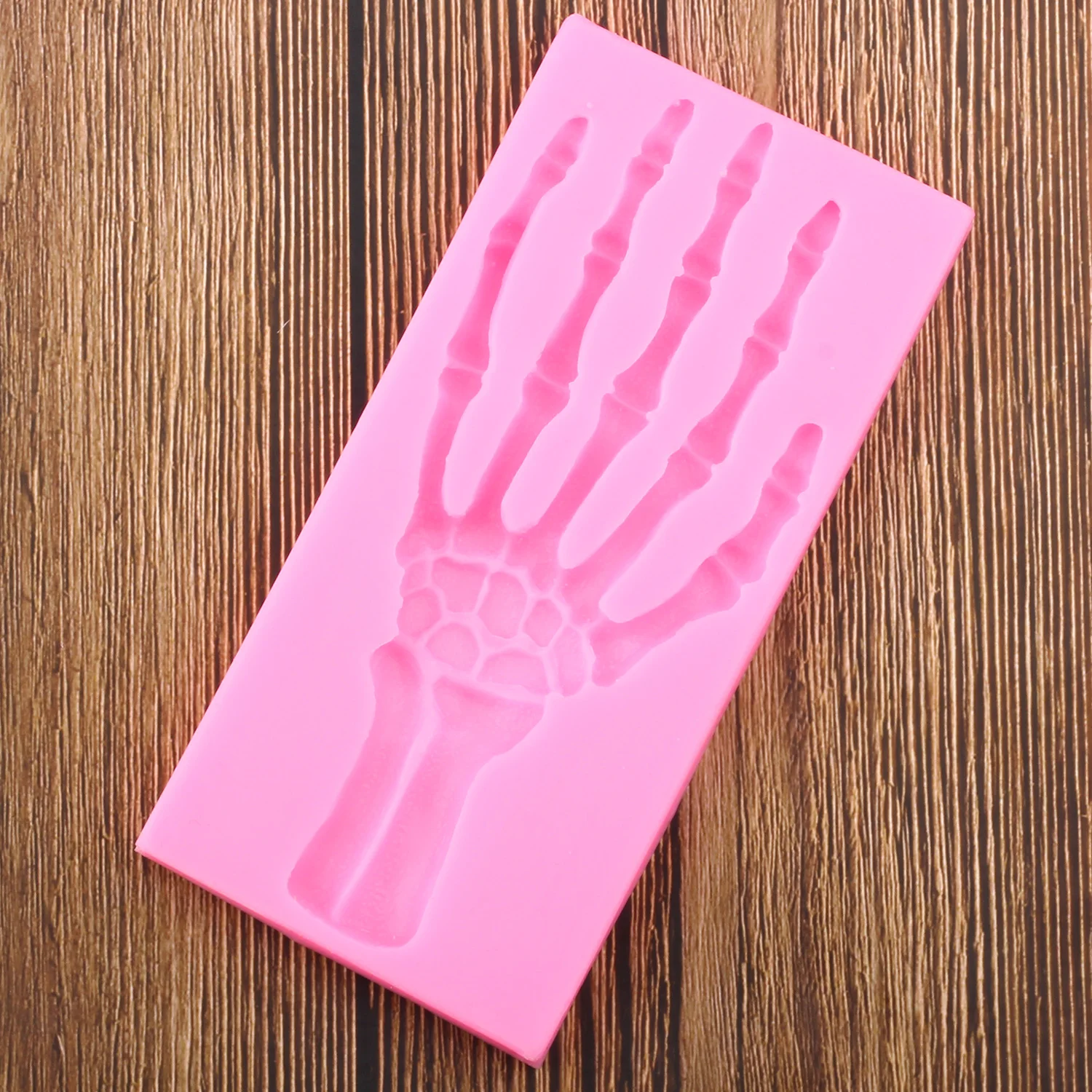 Сделай сам на Хэллоуин для декорирования торта ручной кости силиконовые формы