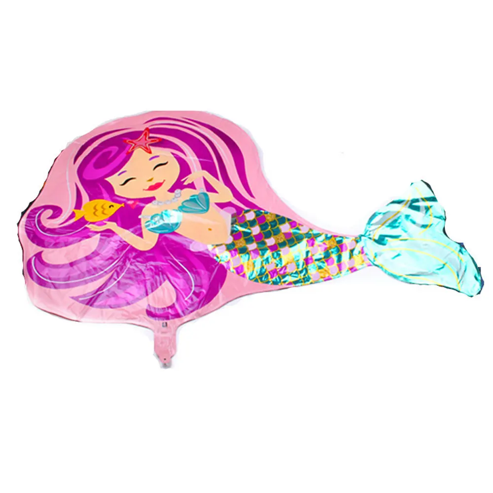 Мультфильм фольгированные шары с русалкой гелиевый воздушный шар надписью &quotHappy