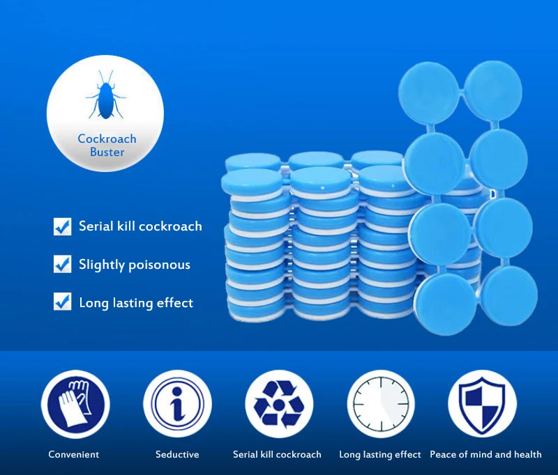 8 шт./кор. тараканами средство порошок тараканов убийца приманка насекомых