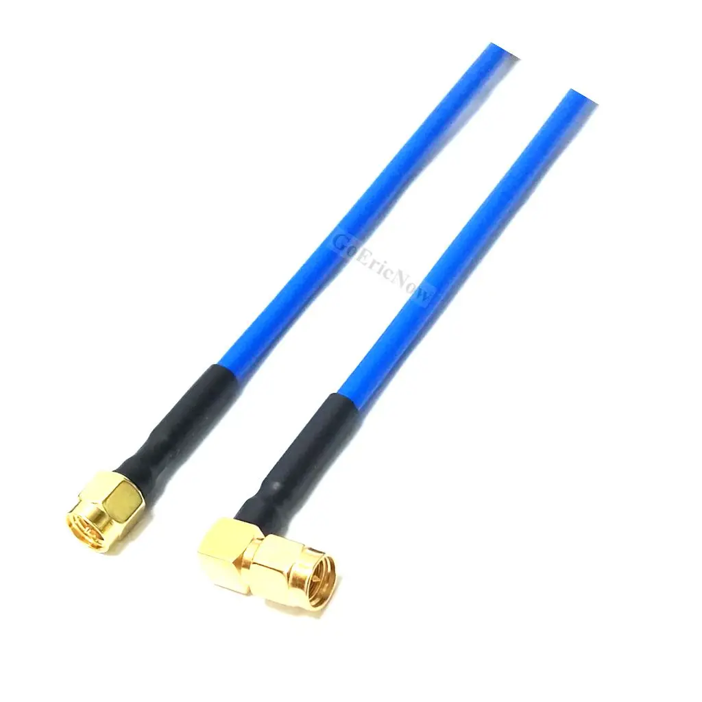 4 шт. RG402 коаксиальный SMA Мужской правый угол Jack для Вилочная часть разъема