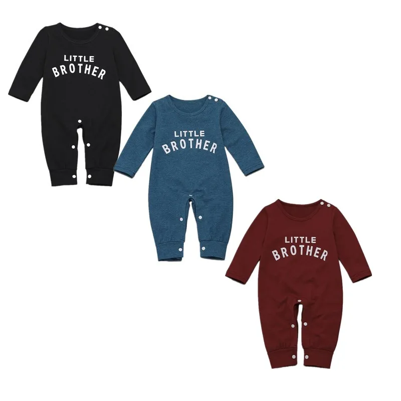 

Toddler Romper 2020 Newborn Baby Girl Boy Autumn Clothes Set Letter Print Romper Jumpsuit Comfy Outfit