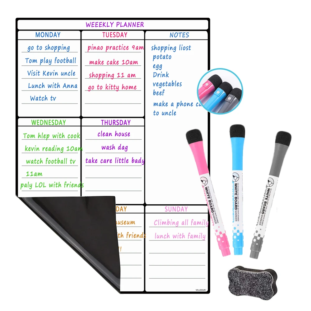 Доска органайзер для кухни холодильника еды|Доска лекций| |