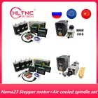 2021 новый набор электронных моторов 1.5 кВт2.2 кВт с воздушным охлаждением CNC набор шпиндельных моторов + Nema23 57HS112 3Nm 3A CNC DC мотор комплект