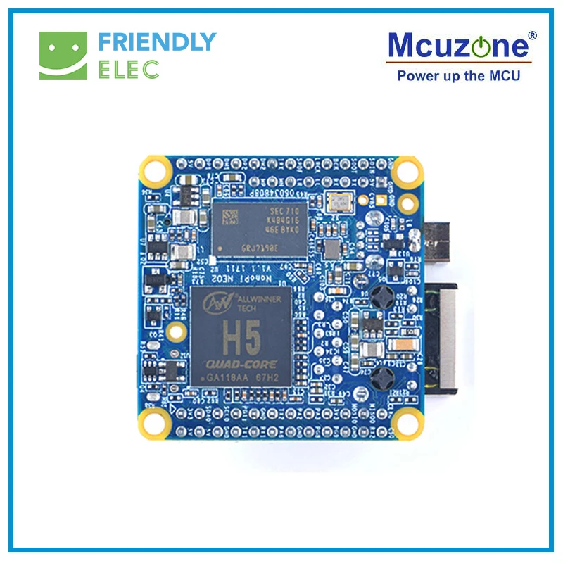 FriendlyELEC NanoPi NEO2 LTS макетная плата быстрее, чем Raspberry PI 40X40 мм(512 МБ/1 Гб оперативной памяти DDR3) ARM Cortex-A53 Allwinner H5