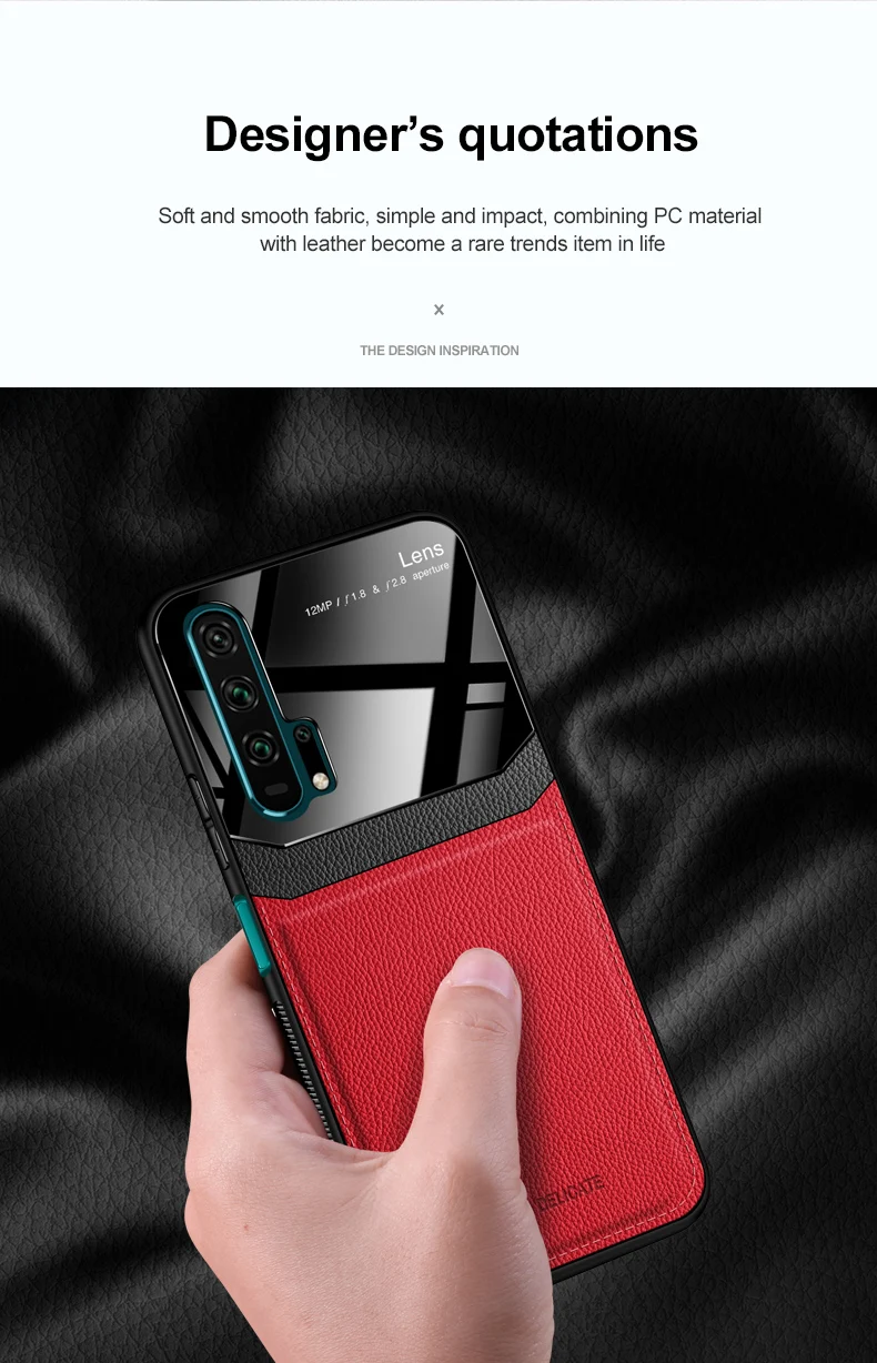Huawei Honor 20 Pro Чехол Силиконовый ударопрочный бампер из искусственной кожи плексиглас задняя крышка для Honor 8X9 10 Lite V20 V10 Play Note 10