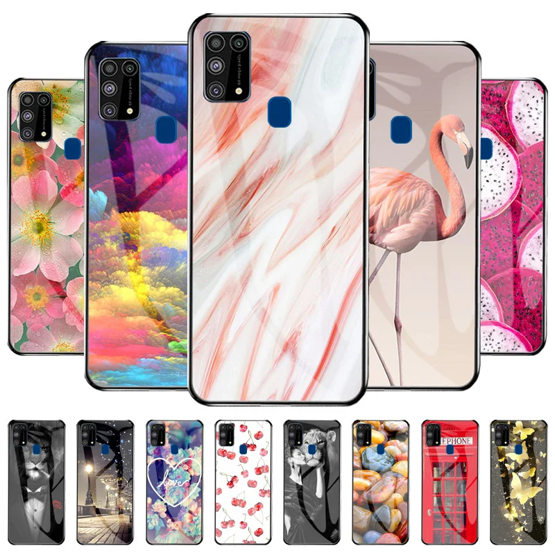 Чехол из закаленного стекла для Samsung M31 M40D M30 M20 M10 противоударный - купить по