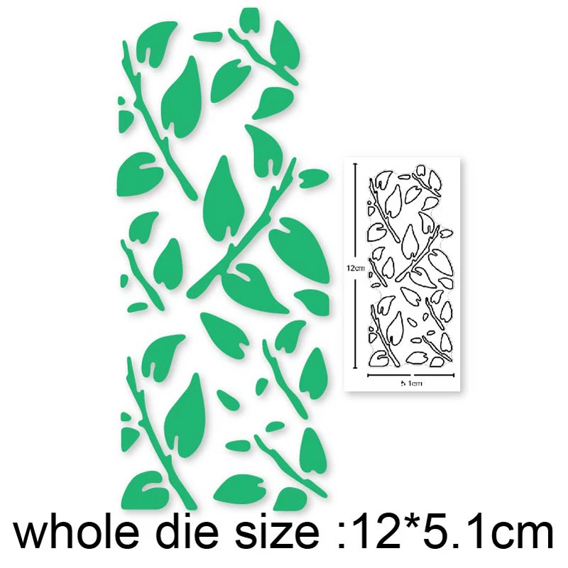 

Metal dies Leaf Vine Frame Cutting Dies Stencils dies for DIY Scrapbooking Album Paper Card Making Decoration Embossing dies cut