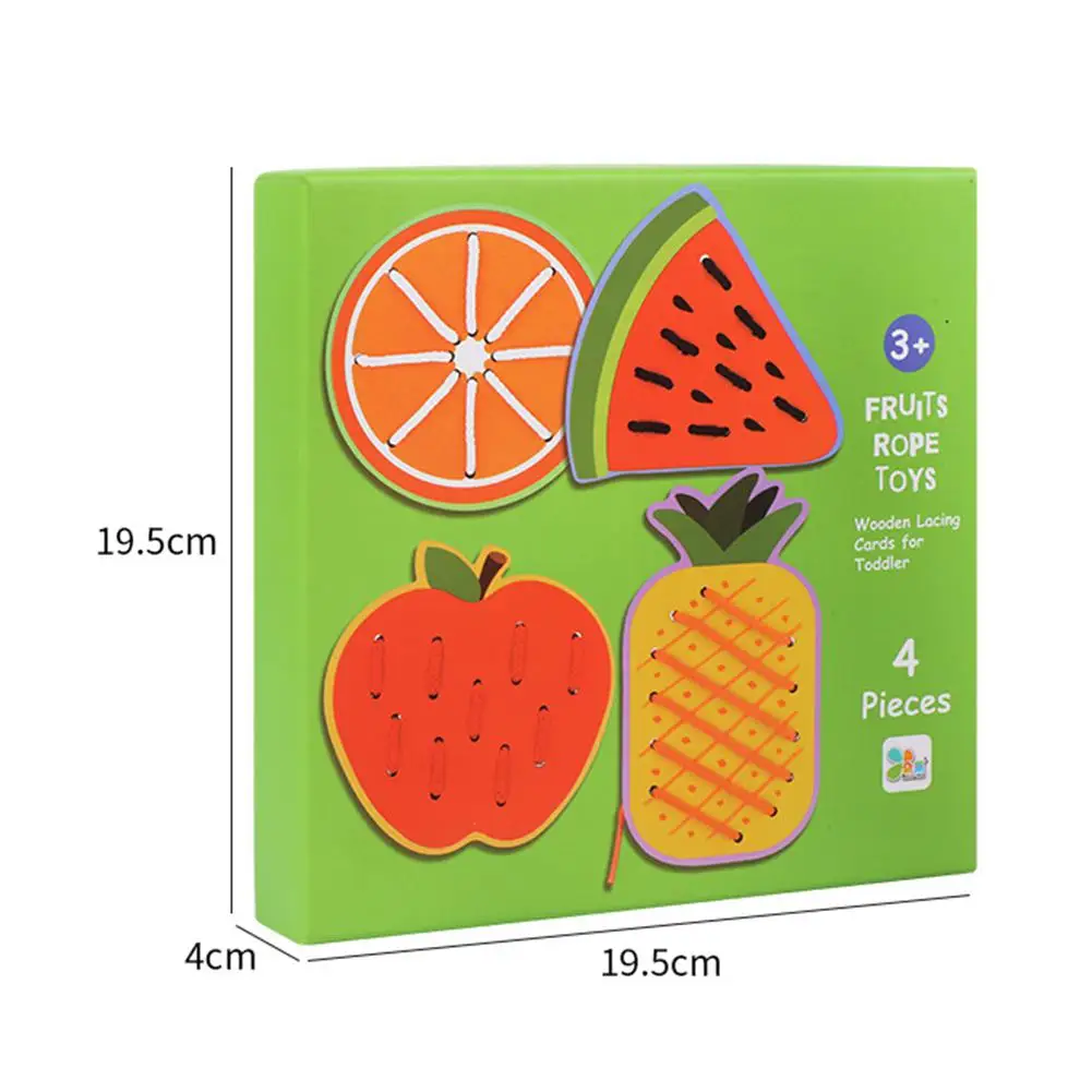 Мультяшные животные/фрукты 4 шт. доска для нарезания резьбы Обучающие ранние