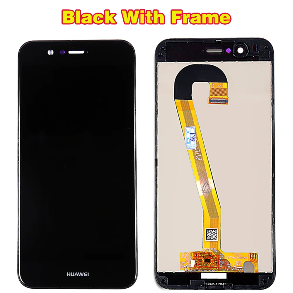 Black with frame Huawei 5,0 дюймов ЖК-дисплей дисплей для huawei Nova 2 Сенсорный экран PIC-AL00 PIC-L09 PIC-L29 PIC-TL00 дигитайзер сборка рамка Бесплатные инструменты - Цвет: Black with frame