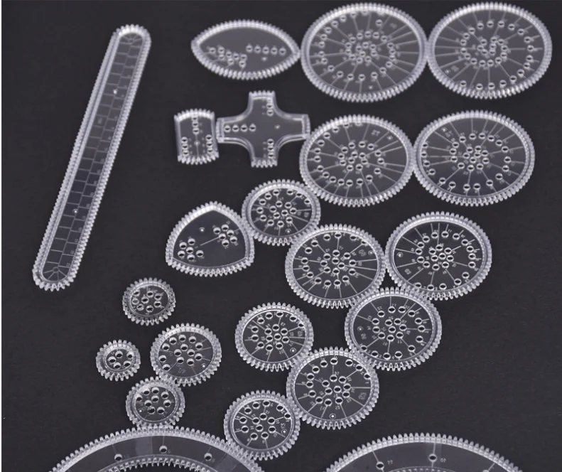 22 шт. Детский конструктор Спирограф|Юный художник| |