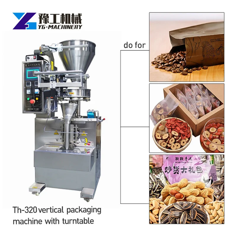 

YG320/450 Fully Automatic Semi-Auto Pillow Packaging Machine Powder/granule/paste/seasoning/candy Packaging Machine