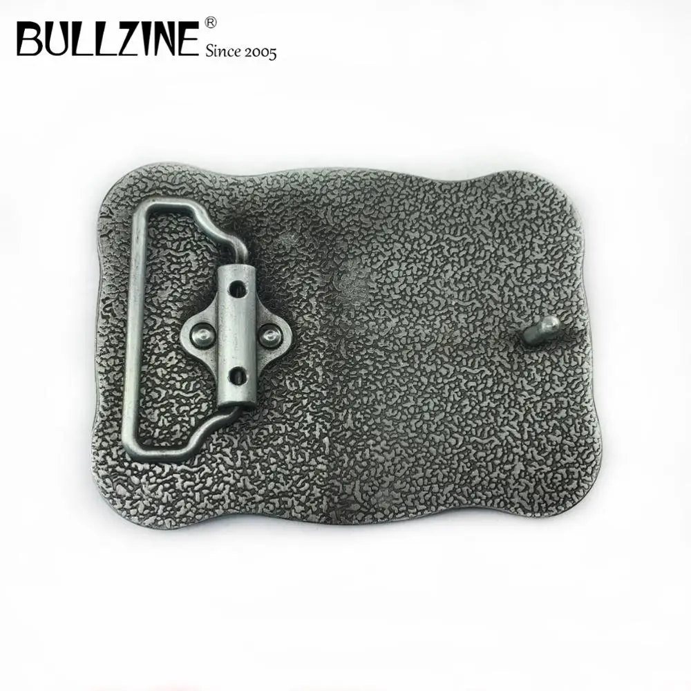Пряжка для ремня Bullzine Cowboy up с Оловянным покрытием FP-02961 подходит шириной 4 см | Дом