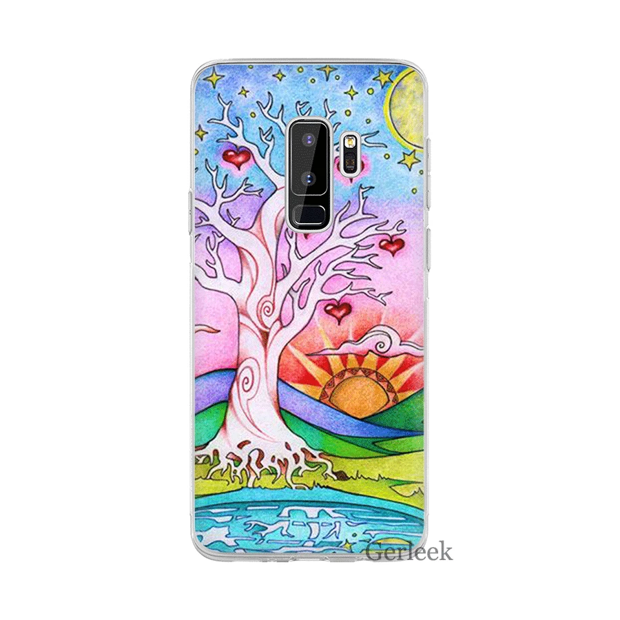 Desxz хиппи психоделические чехол для телефона samsung Galaxy S3 S4 S5 S6 S7 край S8 S9 S10 S10e Plus Note 8