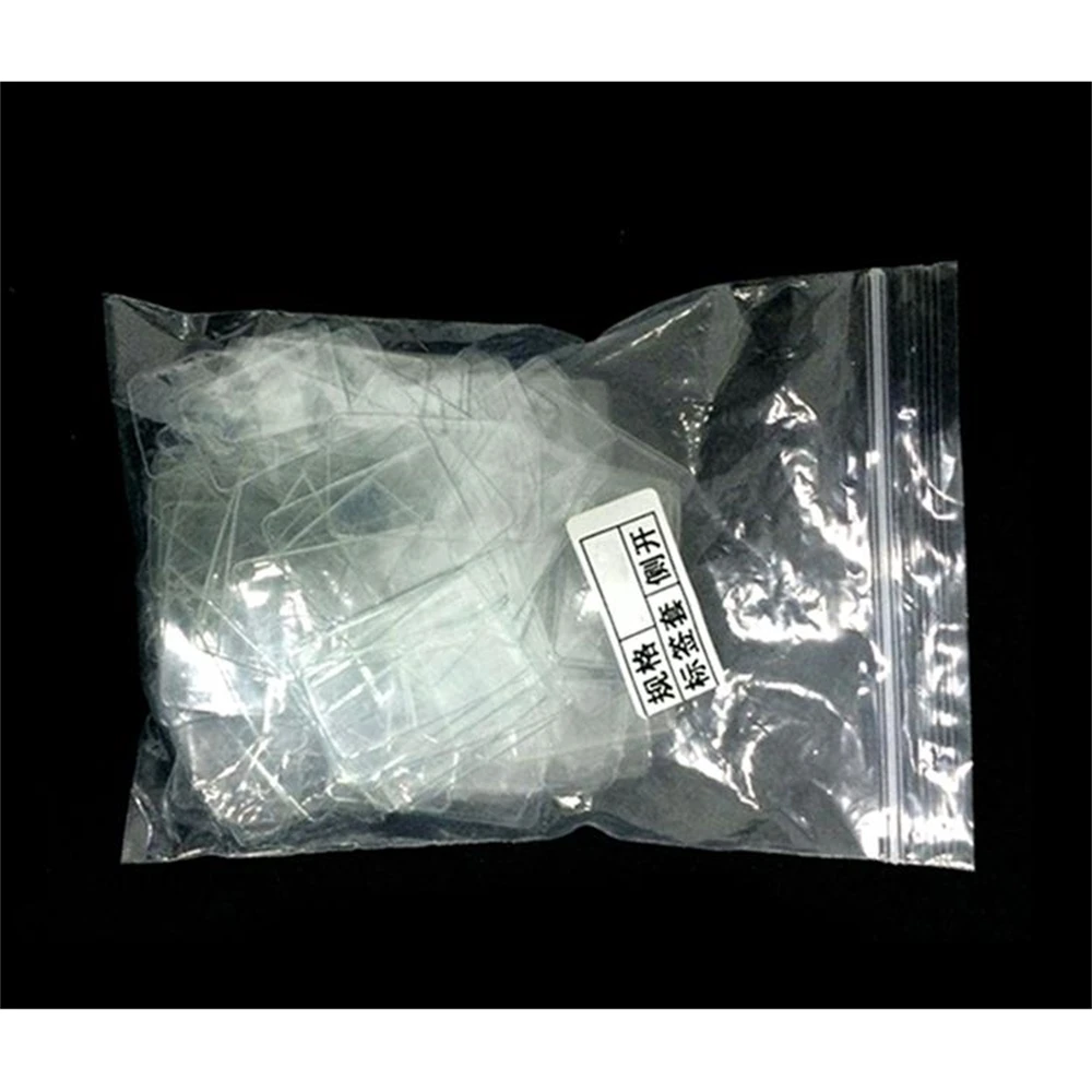 Прозрачный держатель для карт из ПВХ Карманный конвертов ювелирных изделий