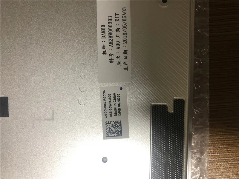 

New original for Dell xps15 9570 5530 9580 laptop D shell back cover case 0GHG50