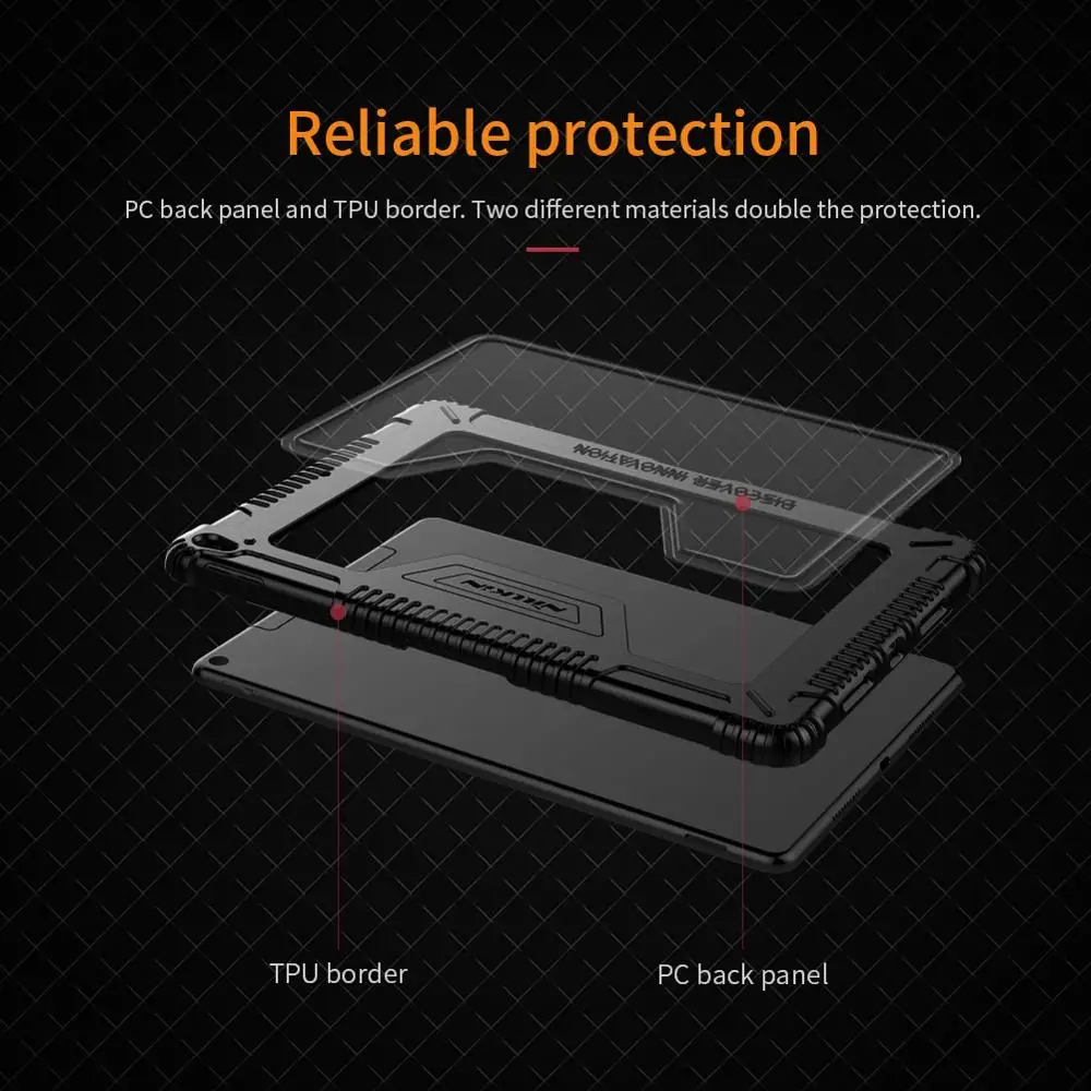 Для iPad Air 2019/для Pro 10 5 2017 чехол Nillkin искусственная кожа + PC Smart Wake UP флип-чехол