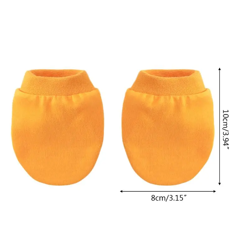 Summer Thin Solid Color Baby Gloves Thick Newborn Bathing Gift Children Girls Boy Anti-scratch Protection Glove Soft Hundred Day | Детская